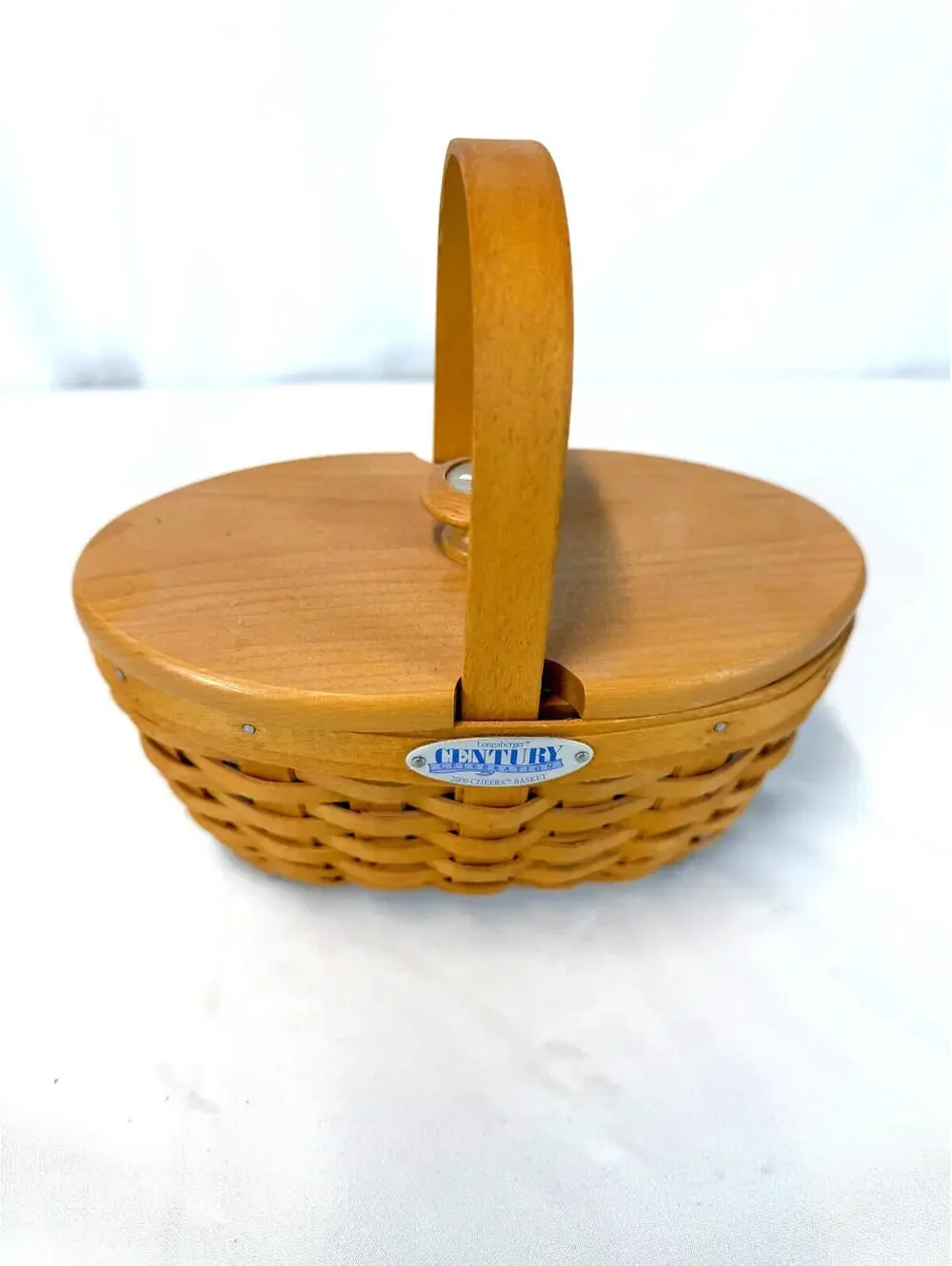 2000 Longaberger Century Celebration Cheers Basket w/Protector & Lid